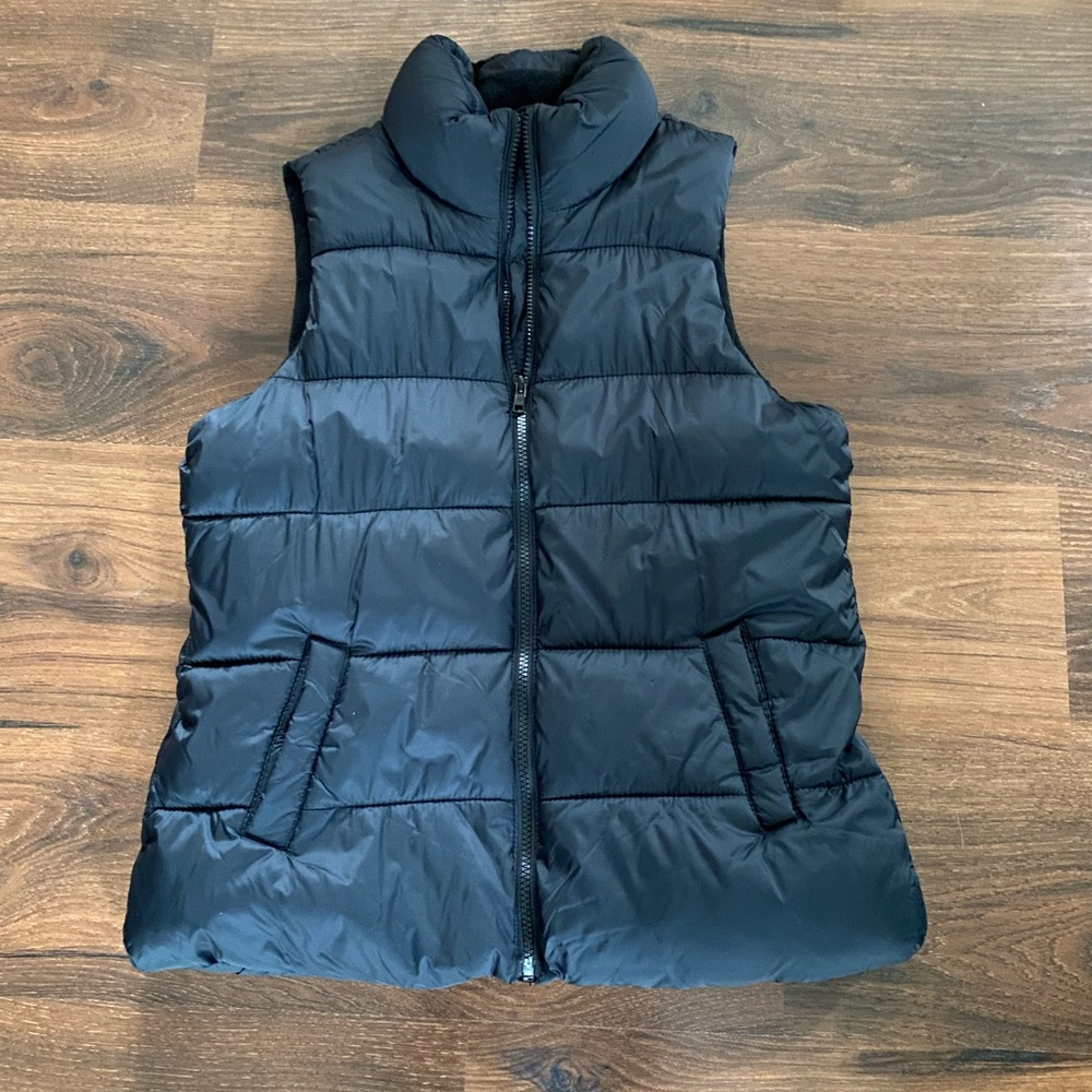 Old Navy Womens Vest Black Extra Small